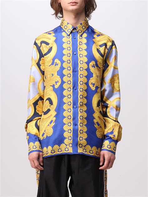 versace style hemd herren|Versace Hemden für Herren .